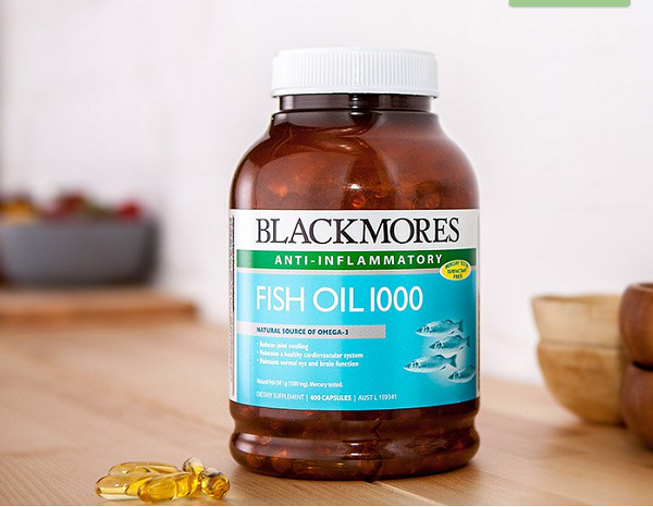 Dầu cá Blackmores Omega-3 Fish Oil 1000mg 400 viên nhập khẩu từ Úc, với nhieuf công dụng tuyệt vời cho sức khỏe